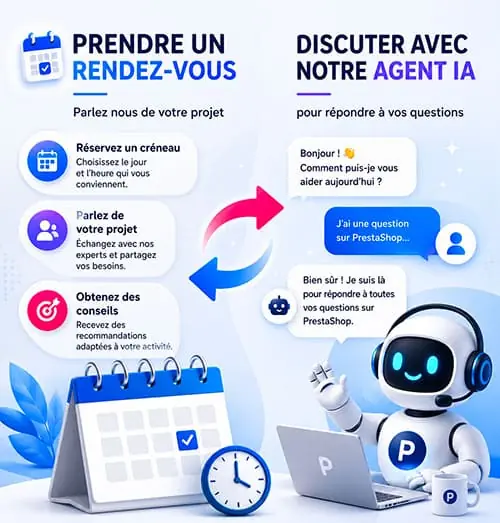 chat en ligne Prestashop France Rendez-vous Prestashop France